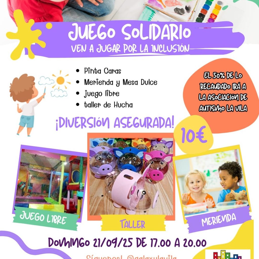 Vos convidem a tots els xiquets i xiquetes amb TEA i normotípics a gaudir d’una jornada